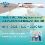World Café „Führung international" &  anschließend Neu Jahr „Kick-Off“