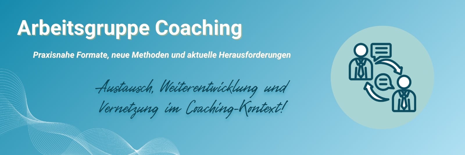 Arbeitsgruppe Coaching Banner