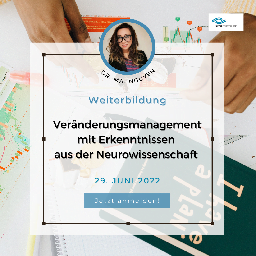 Einmalige Gelegenheit – Weiterbildung: Veränderungsmanagement mit Erkenntnissen aus der Neurowissenschaft
