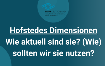 SIETAR Regionalgruppe RheinRuhr: Freundliches Gespräch über Hofstedes Dimensionen und ihre Aktualität