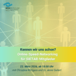 SIETAR Regionalabend online: Online-Speed-Networking für SIETAR-Mitglieder