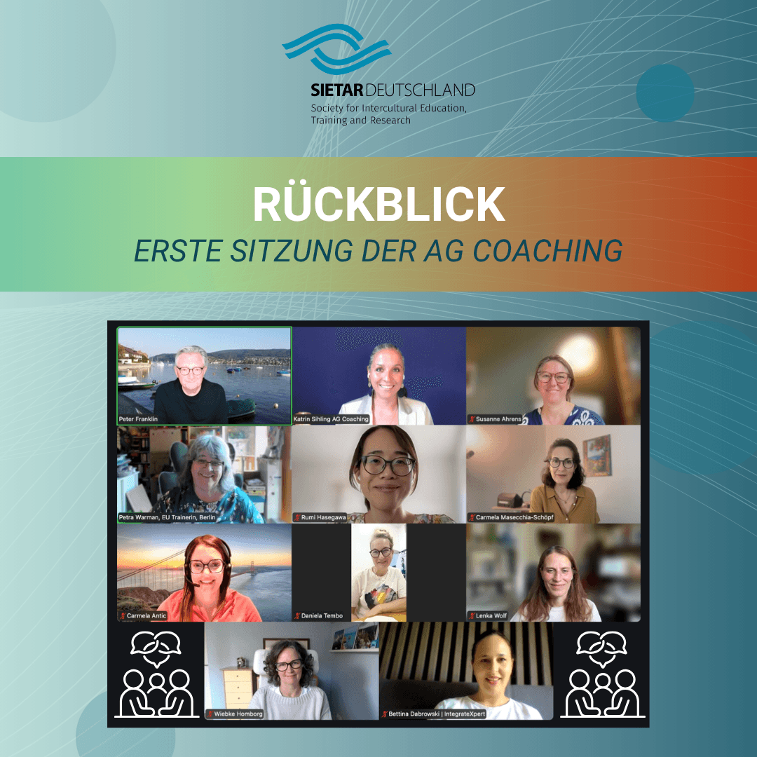 Rückblick der ersten Sitzung der AG Coaching