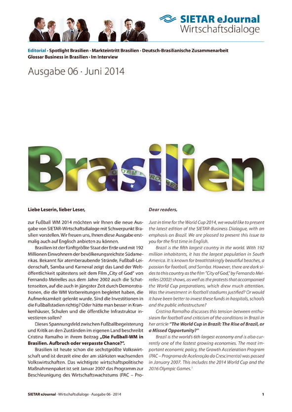 Ausgabe 06 · Juni 2014: Brasilien