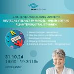 "Meine Privilegien, meine Macht" - Über das Lernen und Entlernen von Stereotypen & Vorurteilen mit Elke Müller