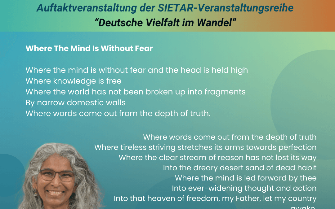 Auftaktveranstaltung der Veranstaltungsreihe „Deutsche Vielfalt im Wandel“